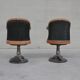 Paire de chaises de bureau pivotantes antiques 'Captain’s'