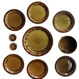Old Gien fondue dish set