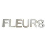 Lettres enseigne "FLEURS"