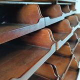 English display mahogany cabinet around 1910