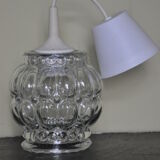 Vintage glass pendant lamp