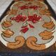 Tapis américain style hooké à motifs floraux, début XXe siècle