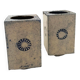Paires de vases Roger capron Bleu