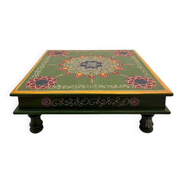 Table basse décorative peinte à la main, style baïonnette,