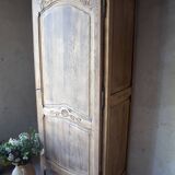 antique solid wood bonnetière