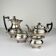 Silver tea service, Sheffield, England, 1930s, set of 4.