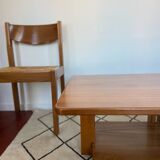 Vintage solid elm table