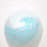 Vase en verre de Murano 'Mezza Filigrana' Par Dino Martens Pour Aureliano Toso