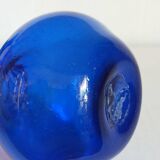 Trio of vintage blown glass soliflore vases