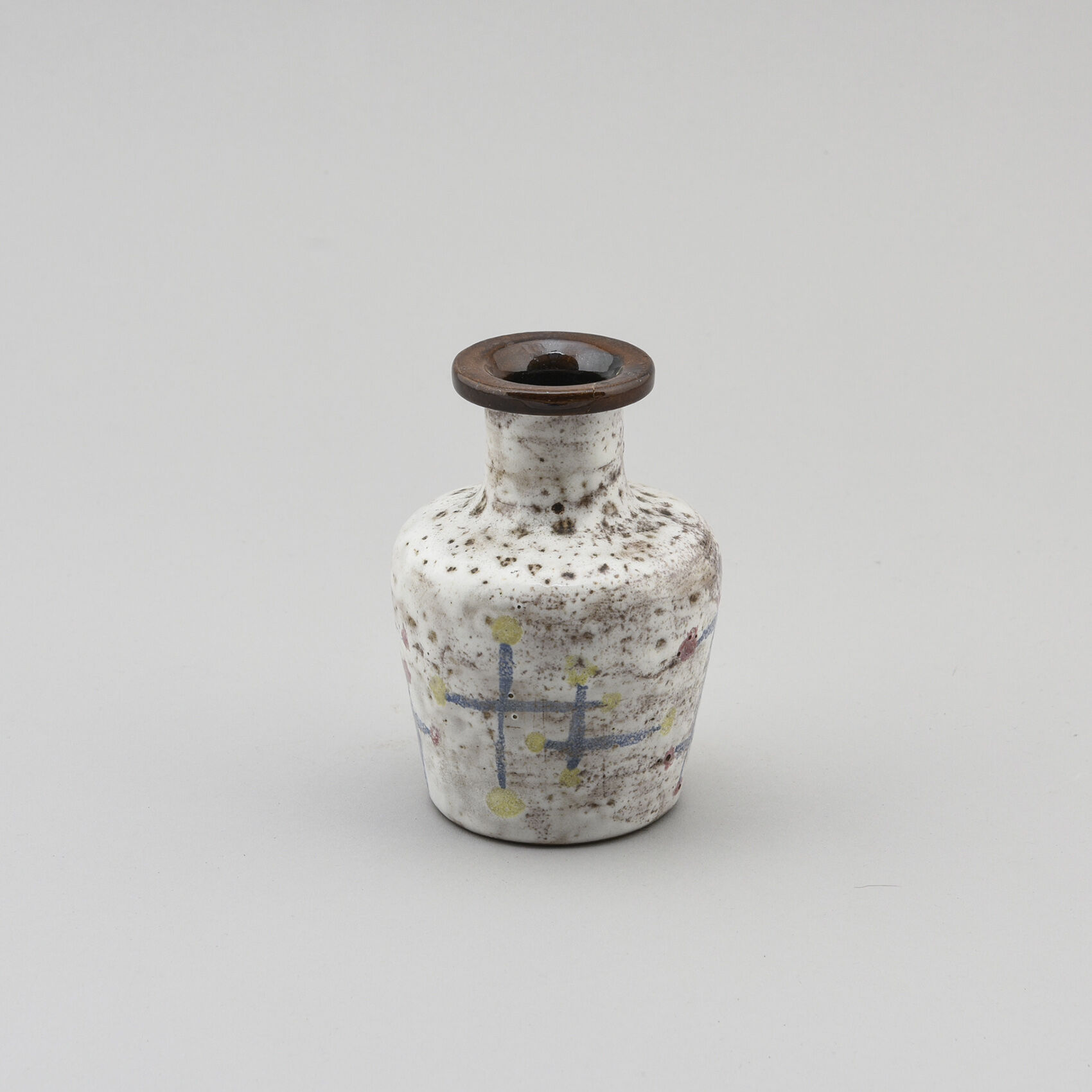 Ceramic vase by Juliette Derel and Jean Rivier, circa 1950