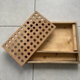 wooden storage box for tools