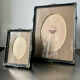 Pair of English Antique Metal Picture Frames in 2 different sizes