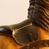 Old miniature horse tricycle