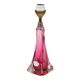 Purple and Pink Crystal Table Lamp – Val Saint Lambert – Sixties