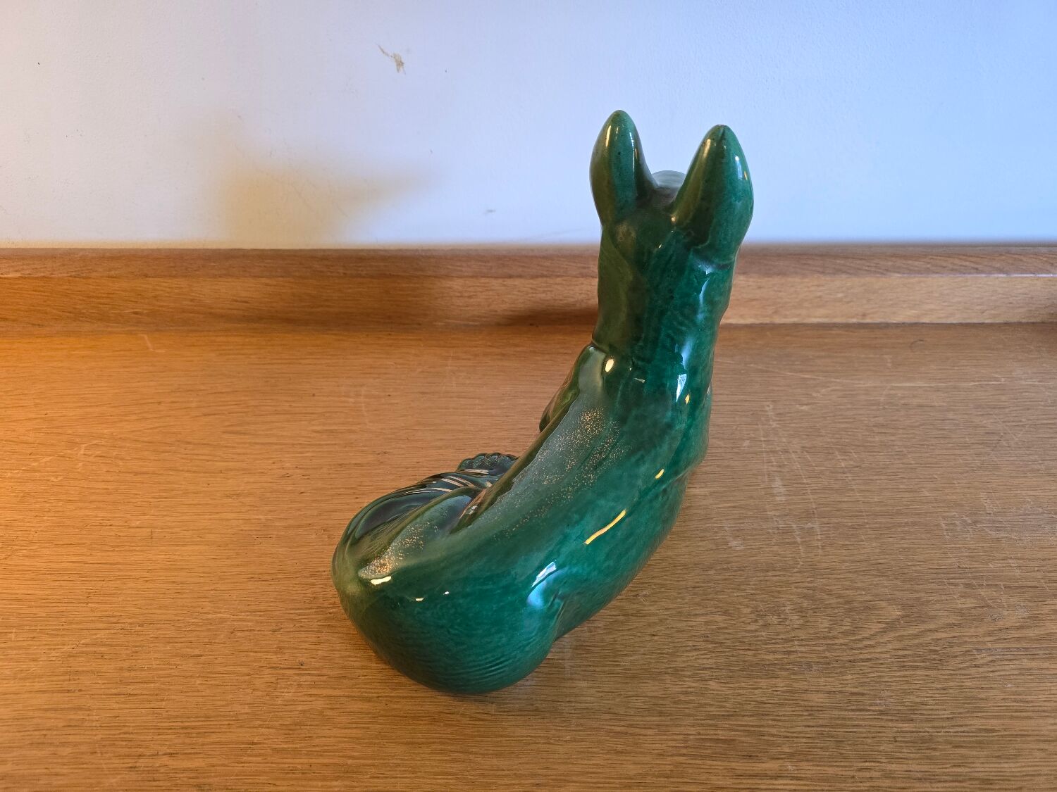 Ceramic dog figurine 1970