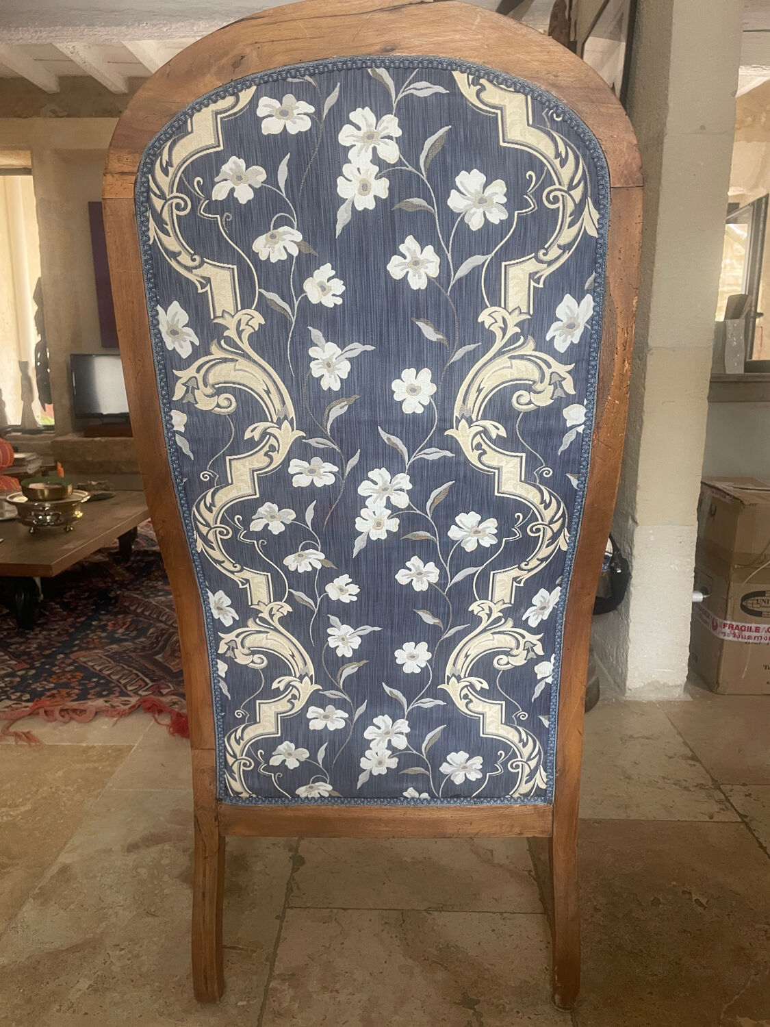 Voltaire armchair 19th century Restoration