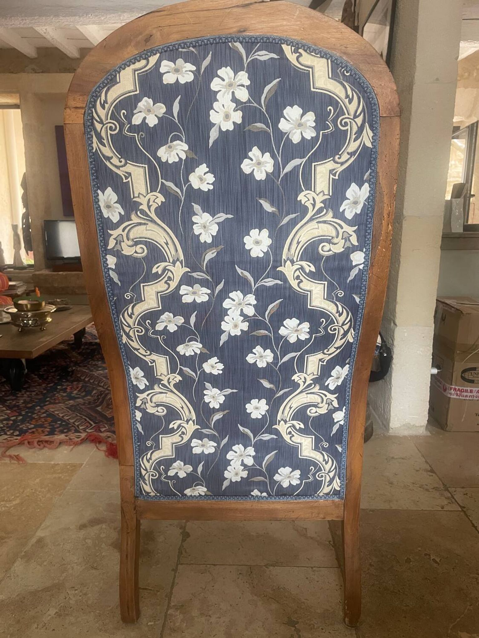 Voltaire armchair 19th century Restoration