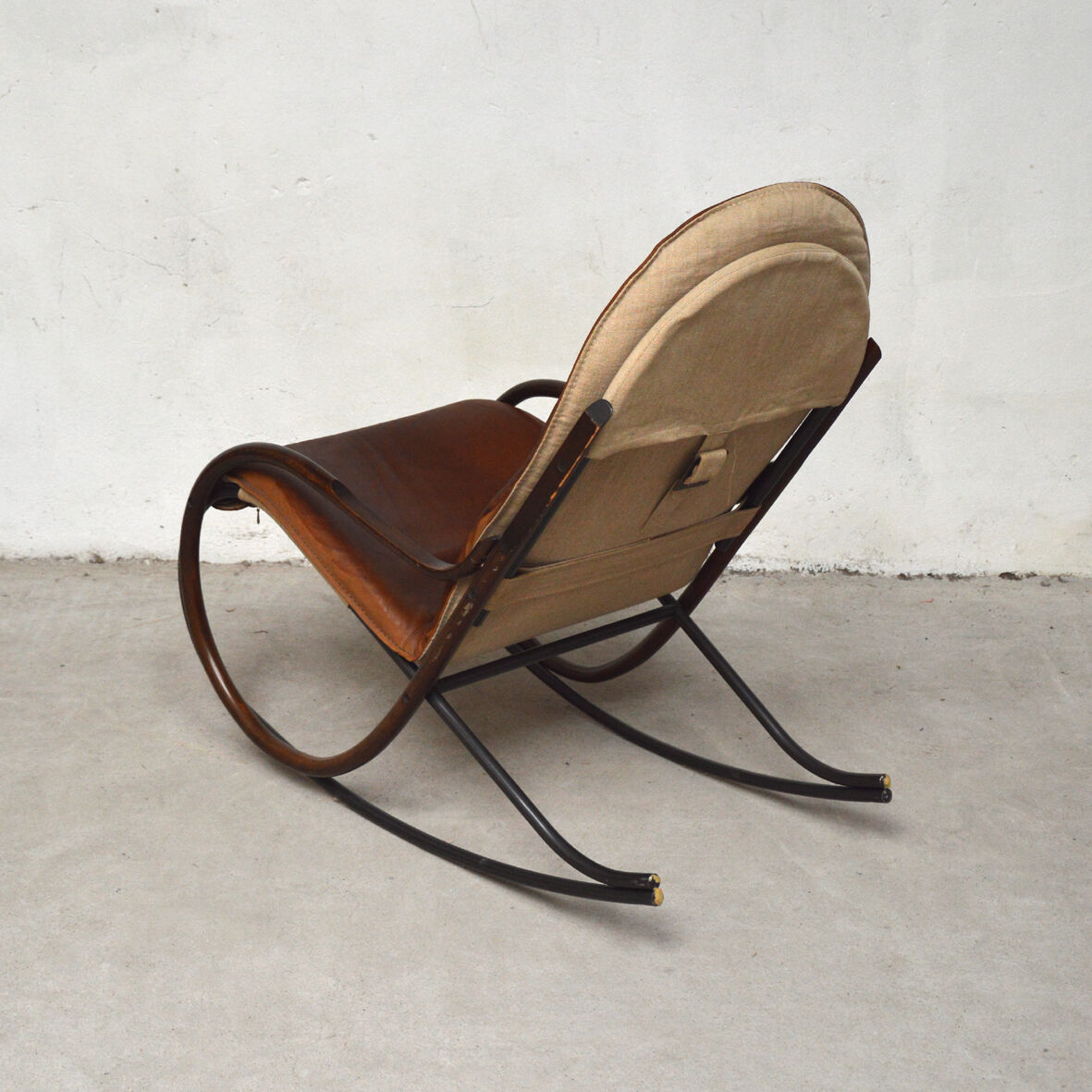 Rocking chair de Paul Tuttle pour Strässle, 1970