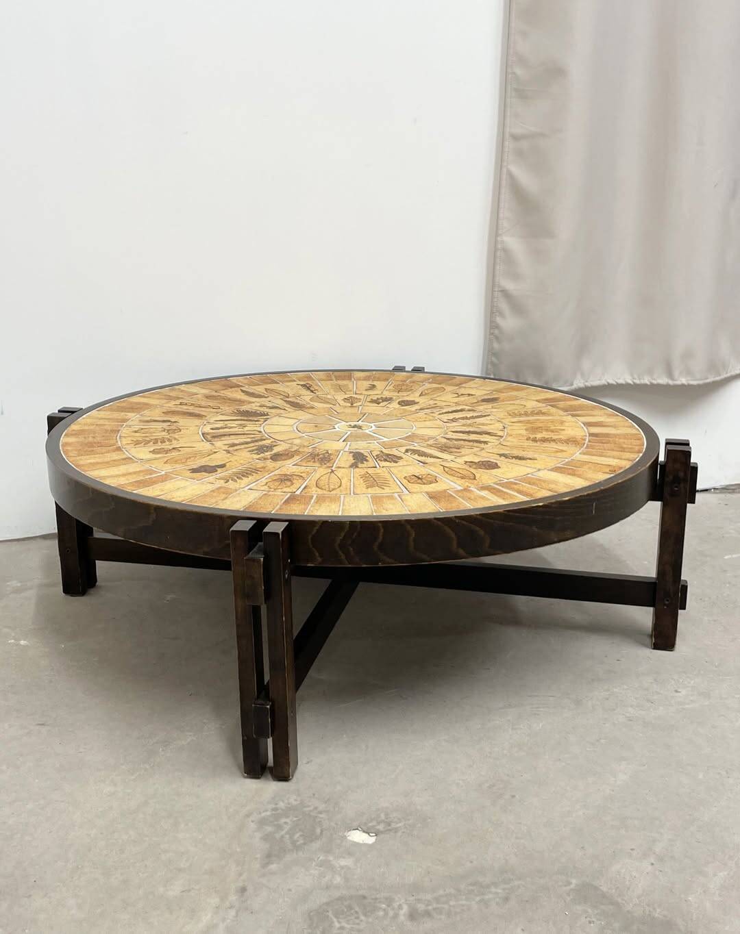 Table basse Herbier, Roger Carpon, Vallauris, France, 1970