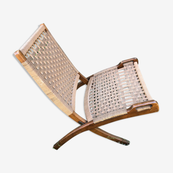 Folding armchair by Ebert Wels Safari model