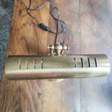 Golden brass desk/banker's lamp