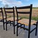 4 Gessef chairs by the Consorzio Sedie Friuli manufacturer.