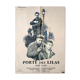 Original poster 1957 Porte des lilacs Georges Brassens René Clair