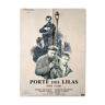 Original poster 1957 Porte des lilacs Georges Brassens René Clair