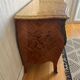 Louis XV style commode in wood and marble