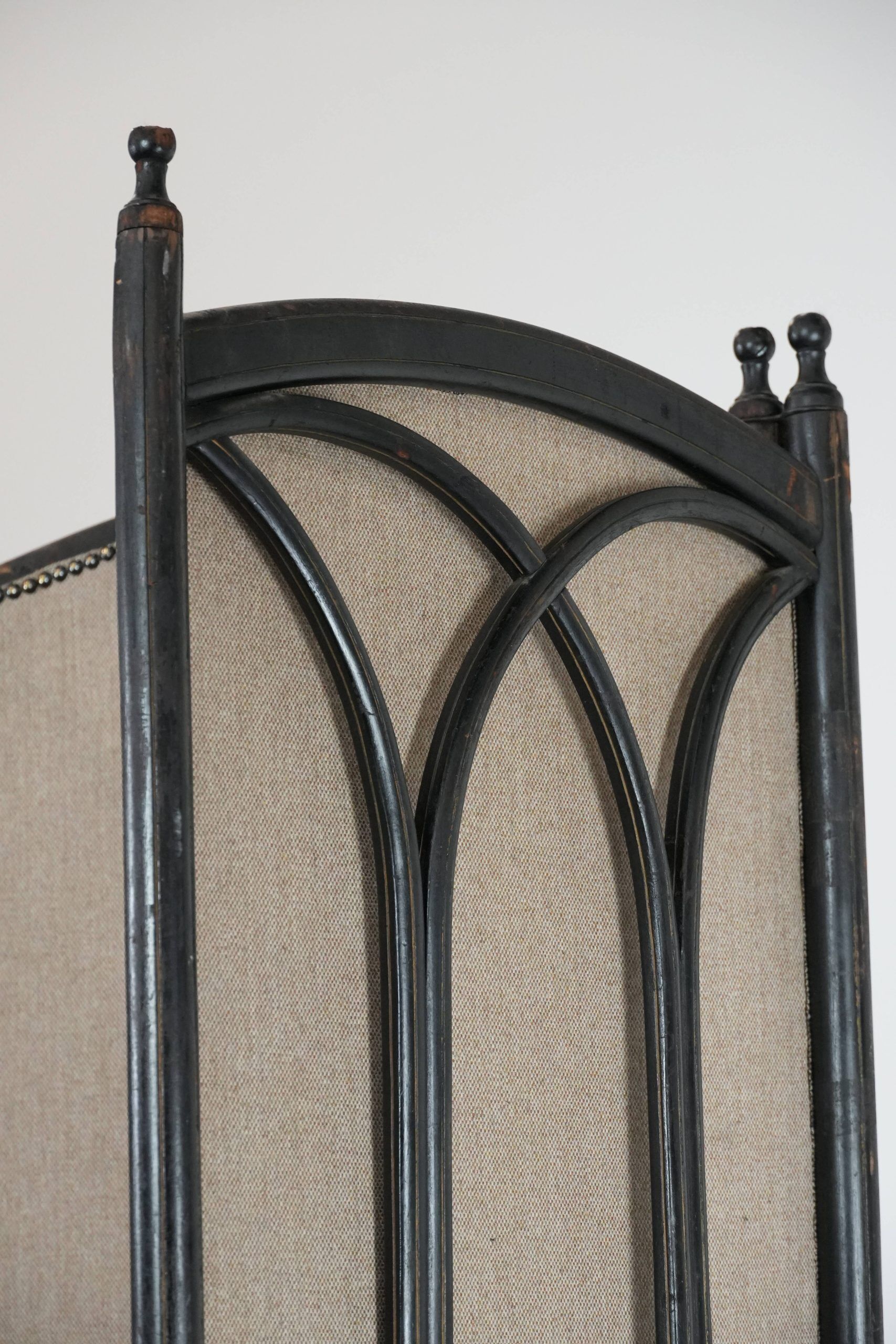 Antique restored bentwood Art Nouveau room divider from the 19th century