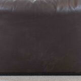 Brown leather 2-seater sofa Cassina Maralunga by Vico Magistretti