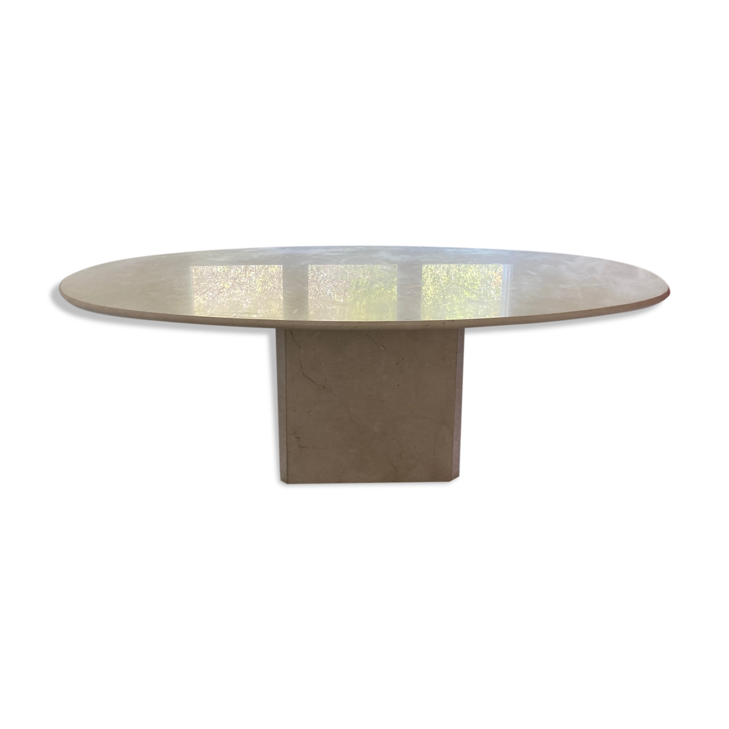 Travertine table