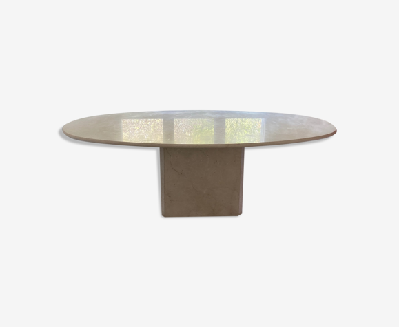 Table en travertin