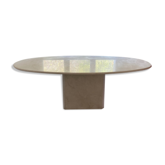 Travertine table