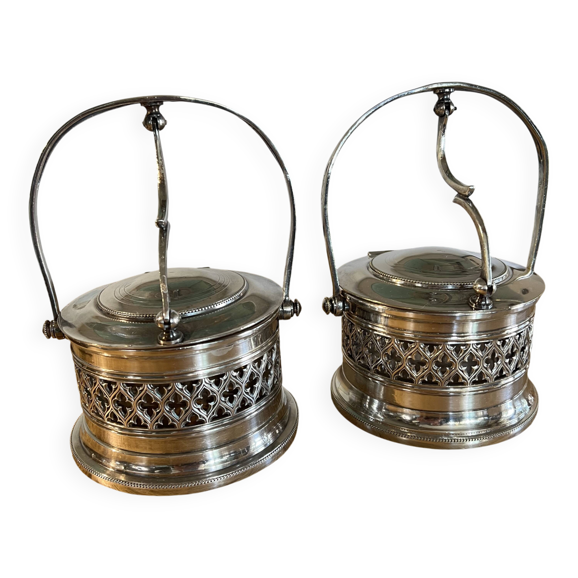 Silverware sugar bowls