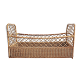 Children's rattan bed