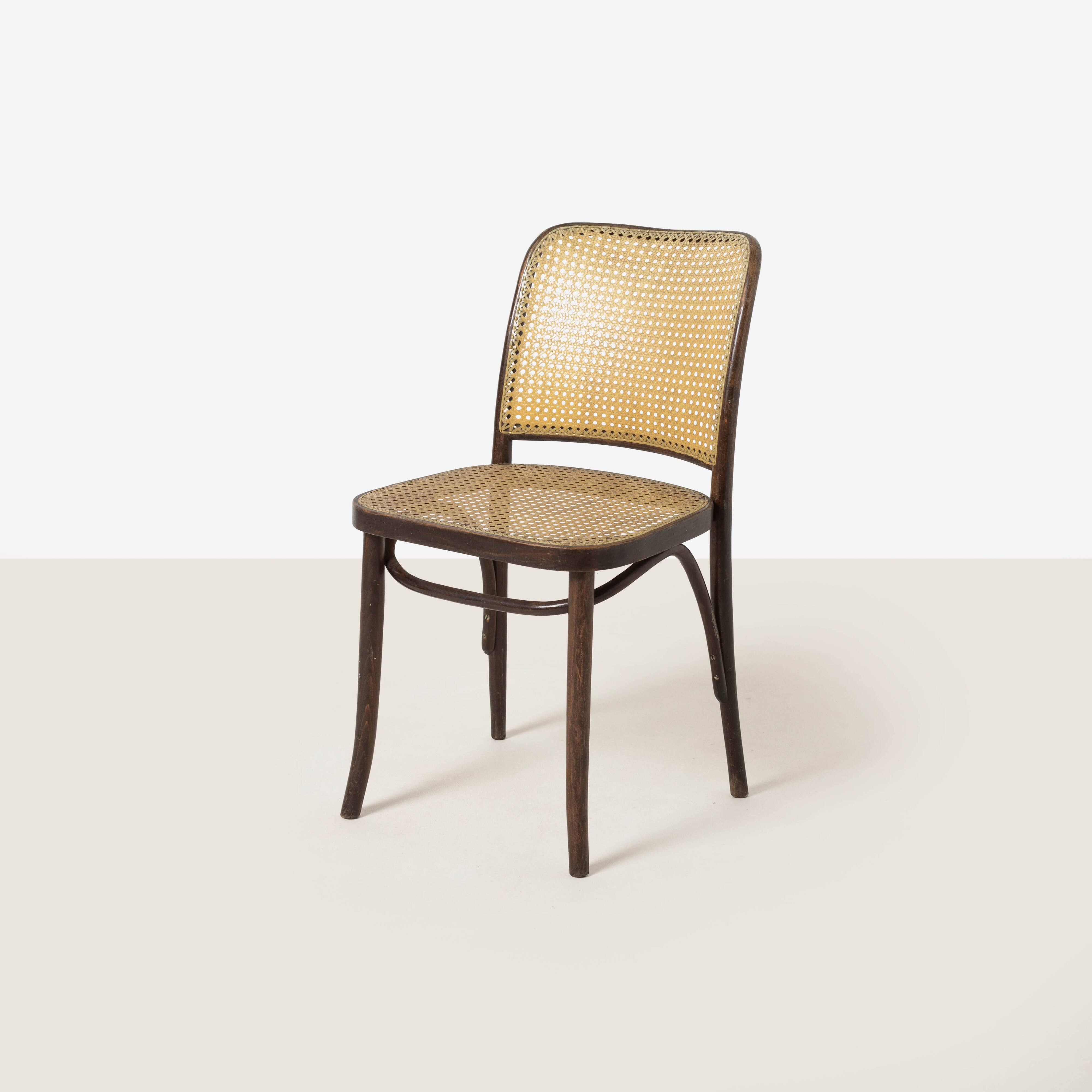 Set of 4 model 811 dining chairs by Josef Hoffmann, Poland, circa 1980