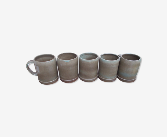 Lot 5 chopes grès de dreux K. Balogh