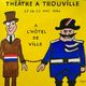 Original poster "Theatre in Trouville Courteline" Savignac 49x61cm 1994