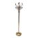 Brass and Glass Revolving Coat Rack, Italy