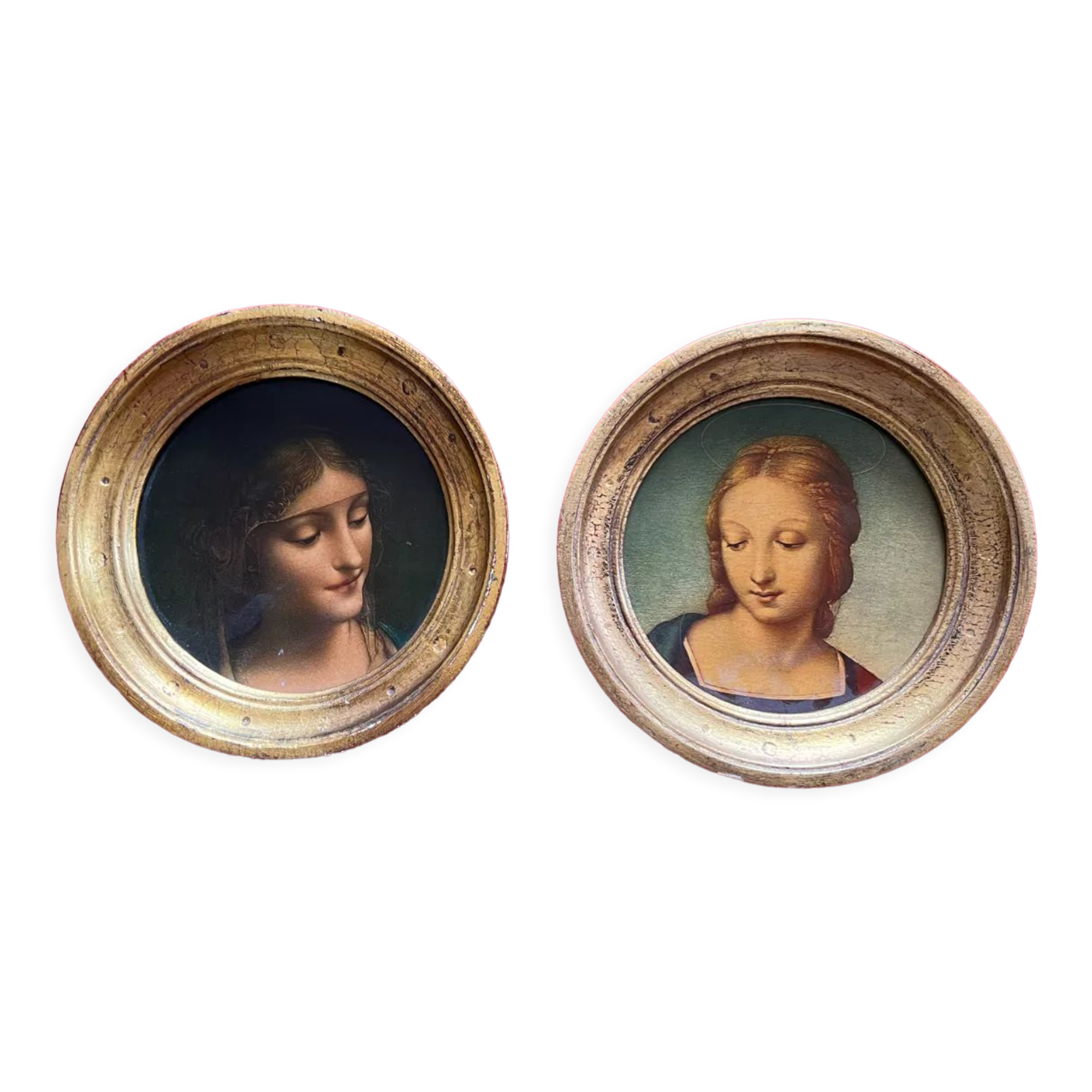 Gilded frame paintings