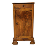 Walnut bedside table