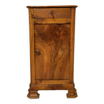 Walnut bedside table