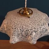 Suspension lampshade corole glass Clichy