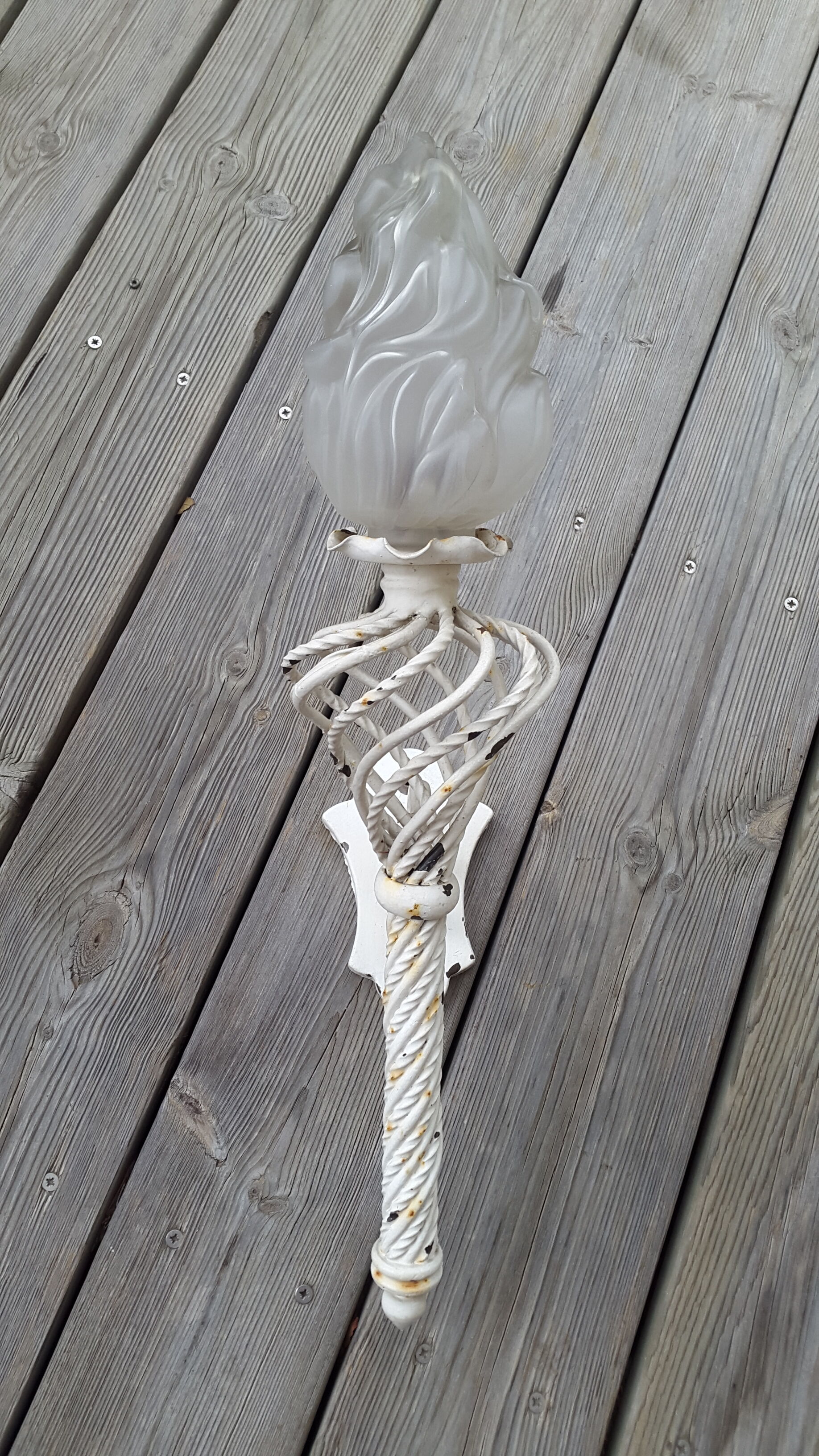 Wrought iron appliques