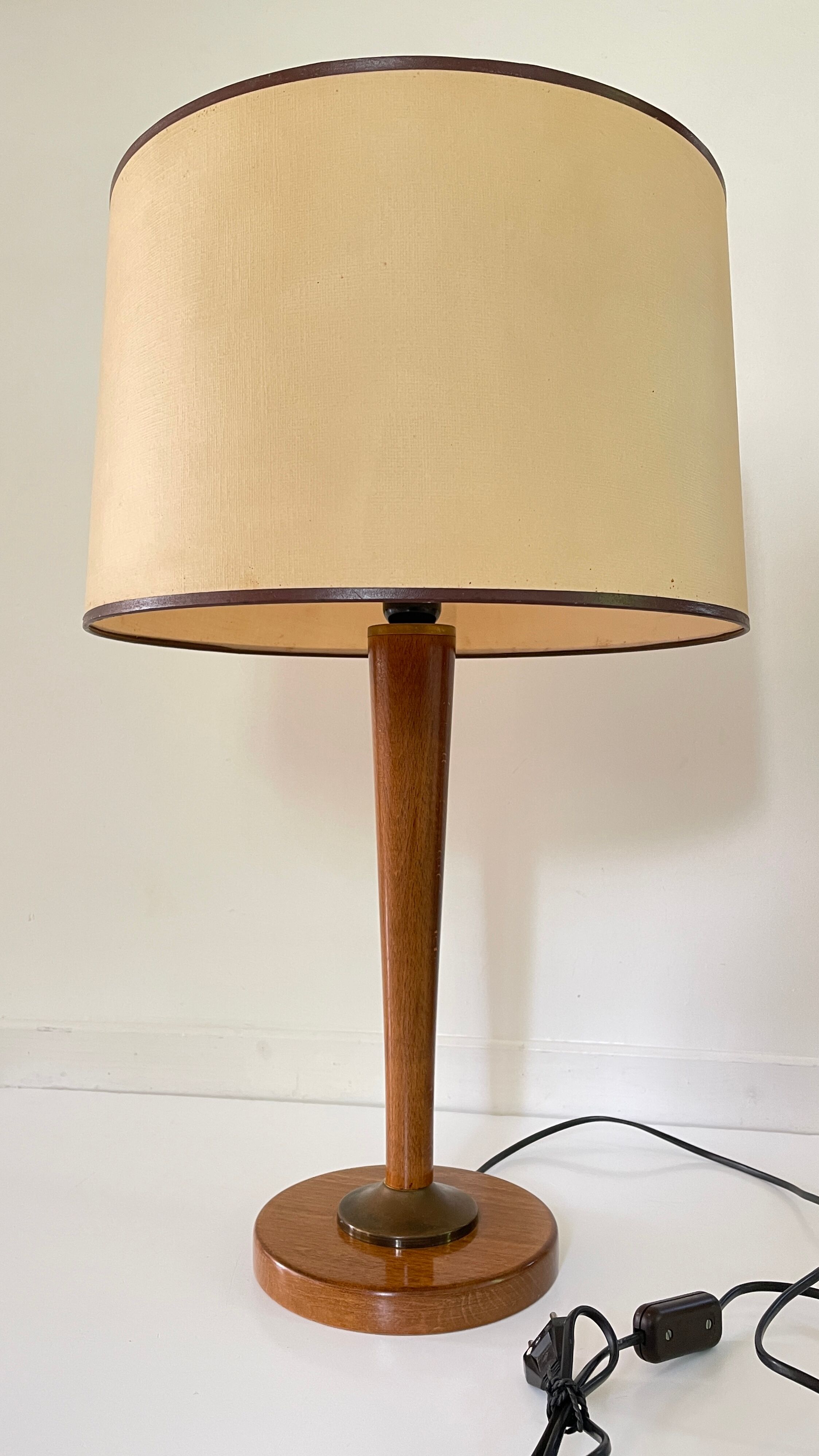 Office lamp by Unilux in wood 1960