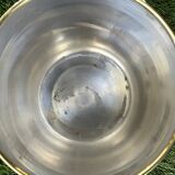 Champagne bucket with swans, in silver and gold metal, attributed to Christofle, 1940/1950