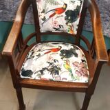 Office armchair art deco tapestry