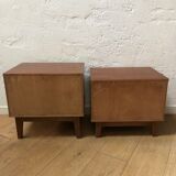 2 vintage bedside tables