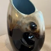 Mid-Century Modern "Forme Libre" Ceramic Pitcher Vase — 1960s